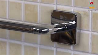 Cómo instalar accesorios de baño con taladro