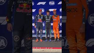Kimi Antonelli celebrates Pole Position with his father in Belgium