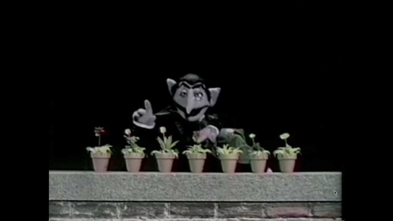 The Count Counts Flowers YouTube
