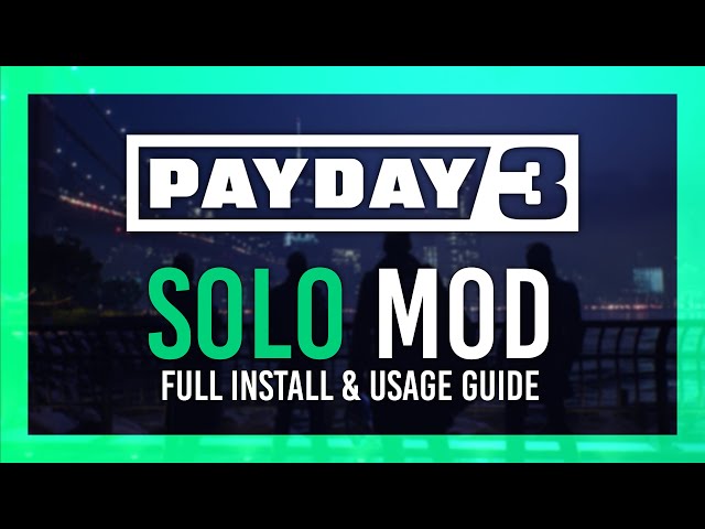 An Easy Payday 3 Gamepass Mod Installation Tutorial 