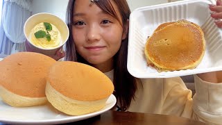 【爆食】パンケーキ食べたすぎて、大量に頼んでしまった。幸せ！！