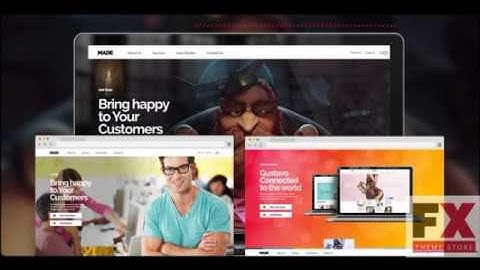 Preview MADE - Parallax One Page Portfolio - Fullscreen TFor