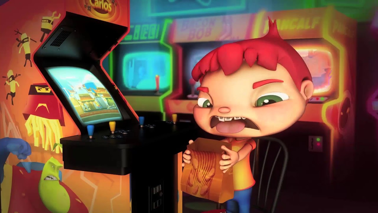 Carlos Série Animada | O Passado De Churrelvis | Desenhos Animados