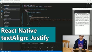React Native Text Align Justify
