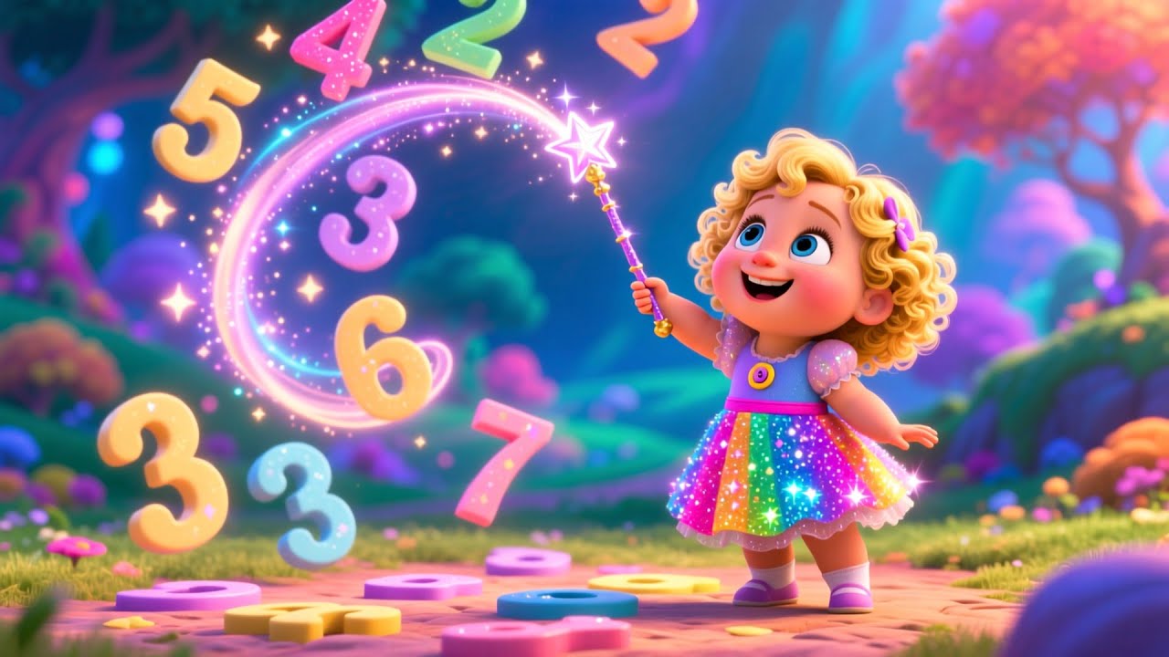 Baby Learns Numbers Now 🔢🎶 Fun Counting Song for Kids | Learn Numbers & ABCs