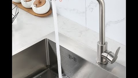 Vòi rửa chén nóng lạnh Inox 304, đầu vòi xoay 360 độ - canadi thiết bị gia đình (thietbigd.com)