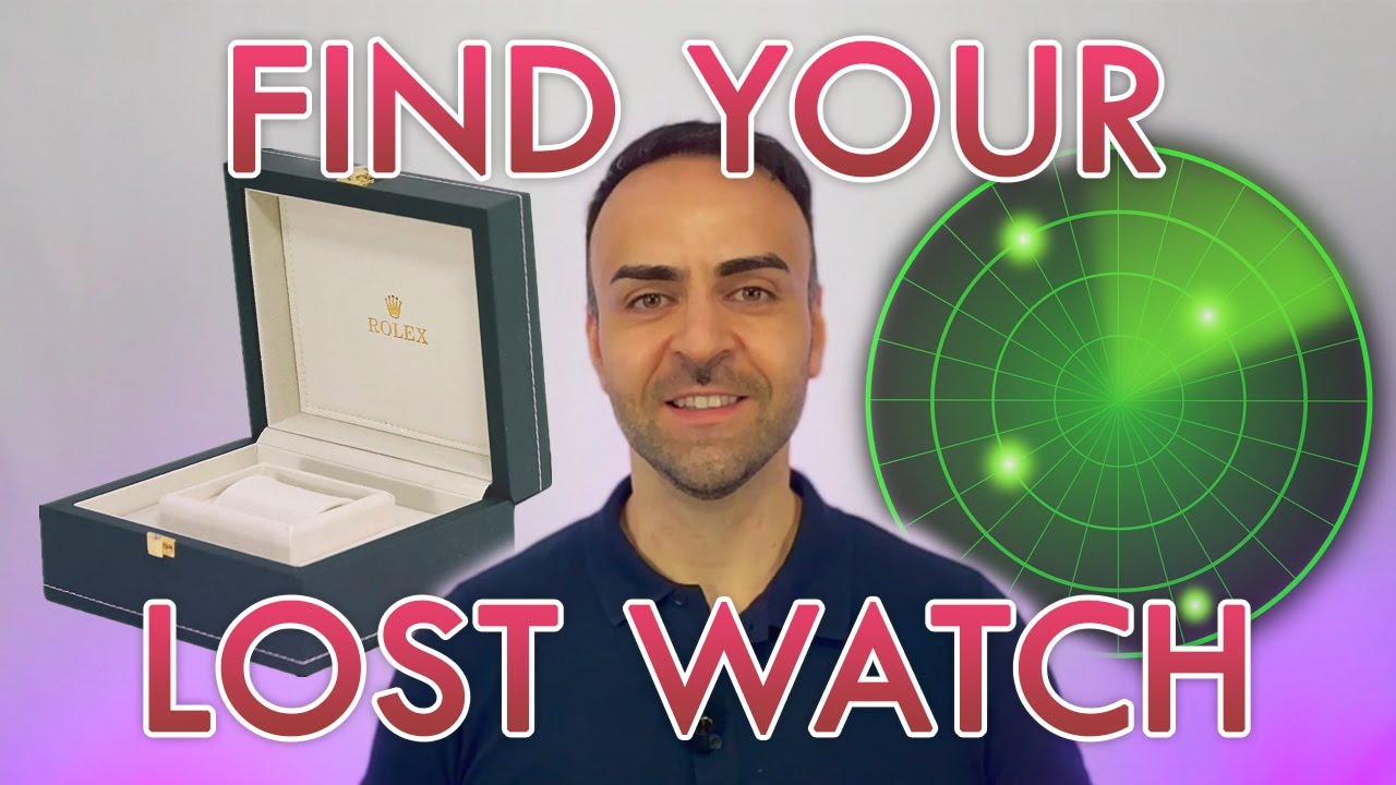Recover Your Lost Watch Online - YouTube