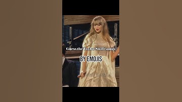 Part 2~Guess the Taylor Swift Song #taylorswift #erastour #guessthesong #shorts