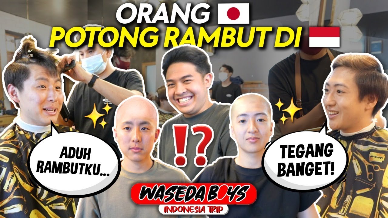 WASEDABOYS POTONG RAMBUT DI INDONESIA!! HASILNYA...😂!? | INDONESIA TRIP 10