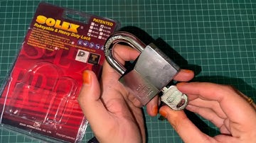 Heavy Duty Lock & Rekeyable by Solex | G-5 CR 50mm