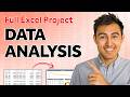 Data analysis project in excel 3step framework