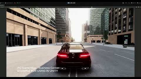 PQ Game Map - Business Center (Ready Game Map for Game Dev)