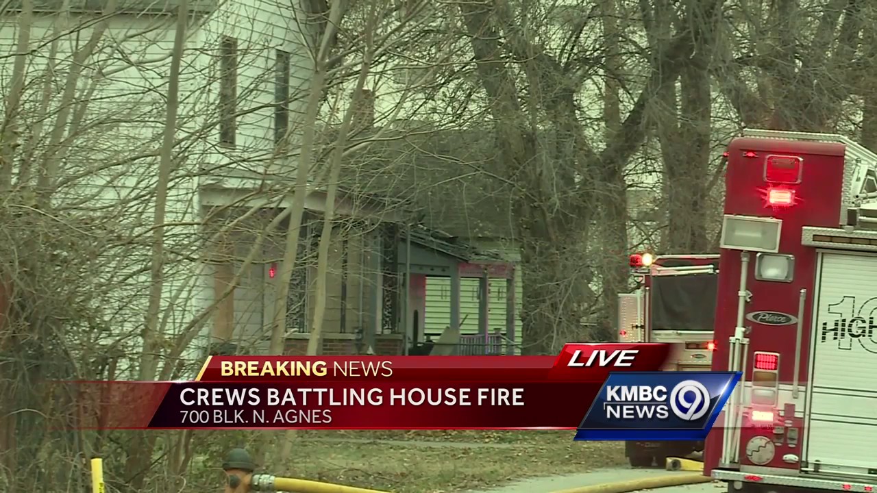 3 firefighters injured battling house fire in northeast KC - YouTube