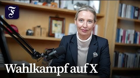 Weidel and Musk in live conversation on X