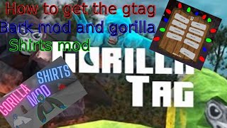 How to get the GTag Bark mod menu and the GTag shirts mod #gtag #vr