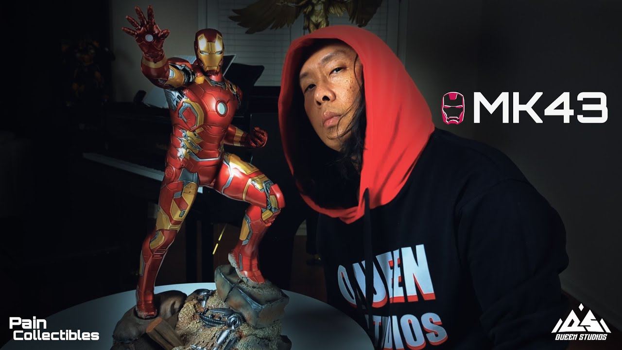 Perfect Hulkbuster companion! Queen Studios Iron Man MK43 Unboxing & review 