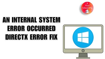 Fix An Internal System Error Occurred in DirectX Setup (Windows 10/11) - Complete Guide 2025