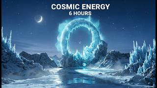 Frozen Gateway ❄️ 6 Hours of Deep Space Ambient Music | Icy Cosmic Portal for Focus & Sleep