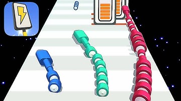 Cable Stack ​- All Levels Gameplay Android,ios (Levels 1-5)