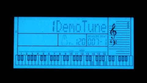 Casio CTK-611 Keyboard - Demo Tune 1 & 2