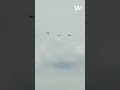 F-35 przywitały Polskę. Przeleciały nad Warszawą