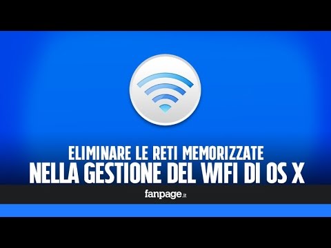 Eliminare le reti salvate per risolvere i problemi di connessione WiFi di OS X