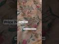 Erode tissue silk floral digital print with zari border & embroidery work outing