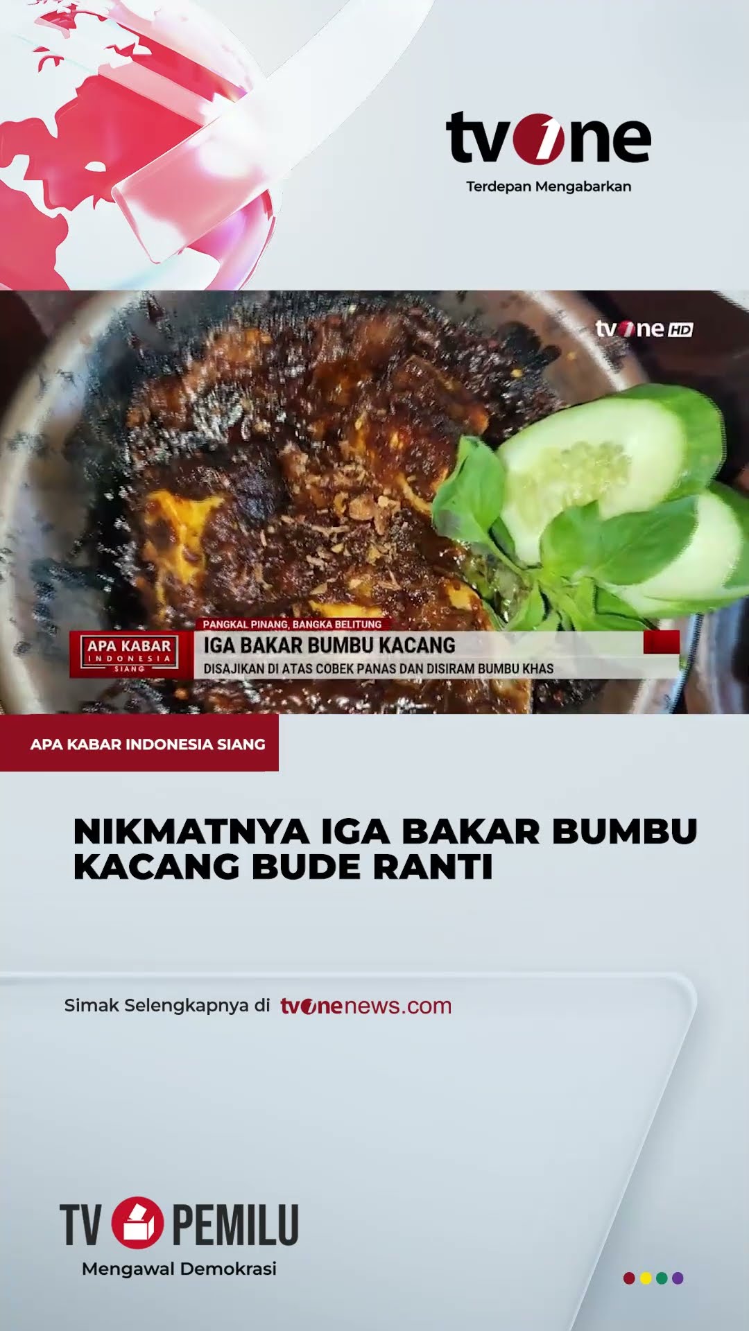 Santapan Iga Bakar Khas Bangka Belitung yang Menggugah Selera | tvOne