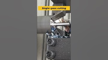 How the SL-46 CNC Lathe Cuts 40mm to 8mm Like Butter？