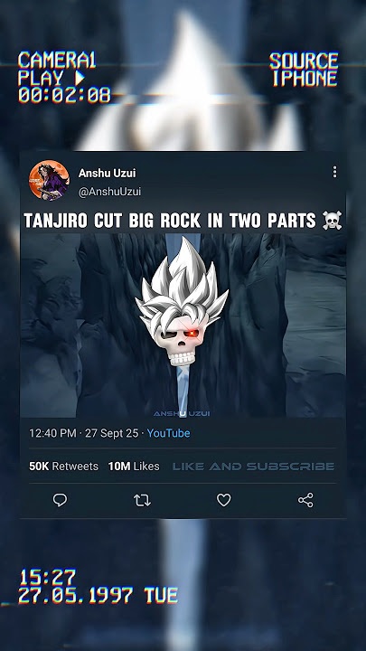 Tanjiro Cut Big Rick In Two Parts ☠️