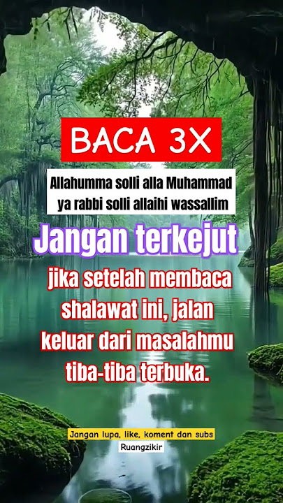 'Baca Sholawat Ini 3x, Masalahmu Akan Dimudahkan! MasyaAllah'#sholawat #penarikrezeki  #dzikirpagi