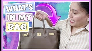 WHAT'S IN MY BAG (LIGHT WEIGHT EDITION! HIHI)  Purpleheiress Vlogs