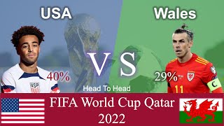 USA VS Wales Head to Head Statistic | Prediction (World Cup 2022) | USA vs Wales - hdvideostatus.com