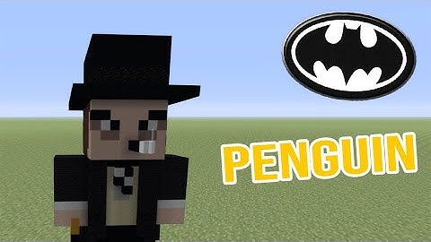 Minecraft | How to Build Penguin (Batman Returns 1992)