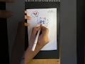 Cara Gambar  kucing Gampang Banget!  Easy Tutorial Drawing #Shorts