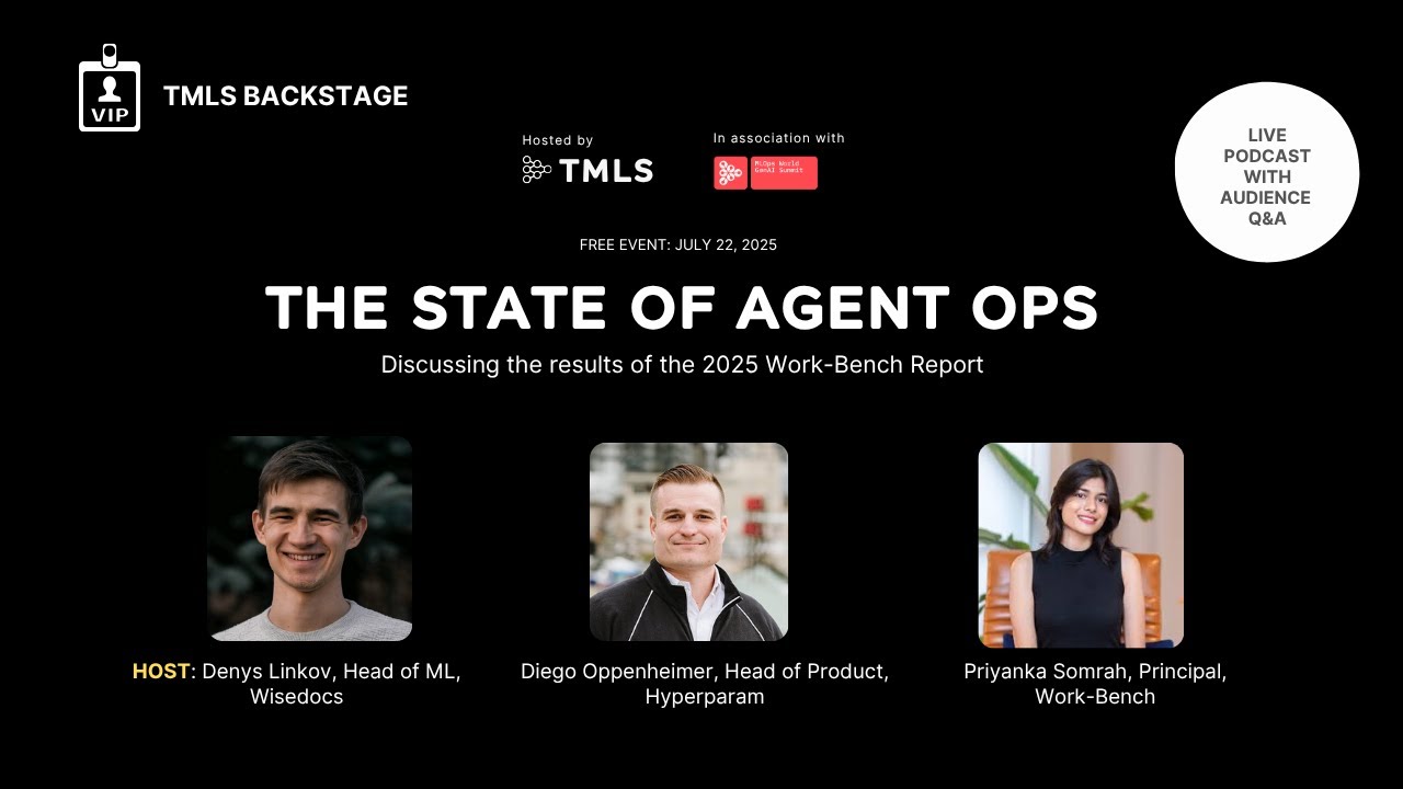 TMLS Backstage 01: The State of Agents OPS