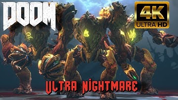 DOOM (2016) Boss - Hell Guards (Ultra Nightmare) 4K/60FPS