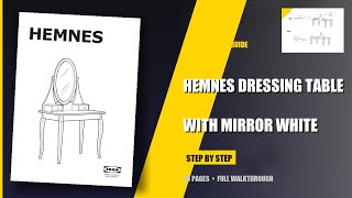 Bullying You Into Building The IKEA Hemnes Dressing Table With Mirror White