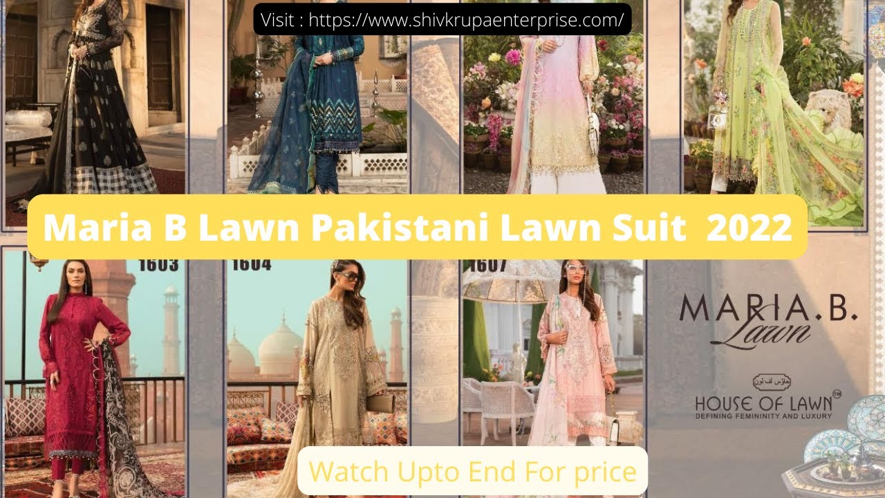 House Of Lawn Maria B Lawn Pure Lawn Pakistani Style Suit || Latest Design Of Lawn Suit Best Price