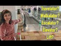 What is travelator  walkalator  escalator  elevator  lift  havisha rathore