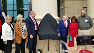 Denton County Courthouse Plaque Reveal