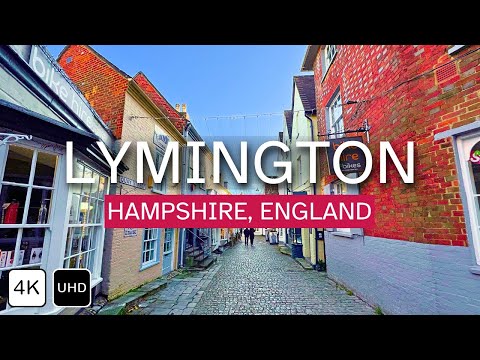 Lymington Town 4k Walking Tour | Discovering the Vibrant Town in the New Forest National Park