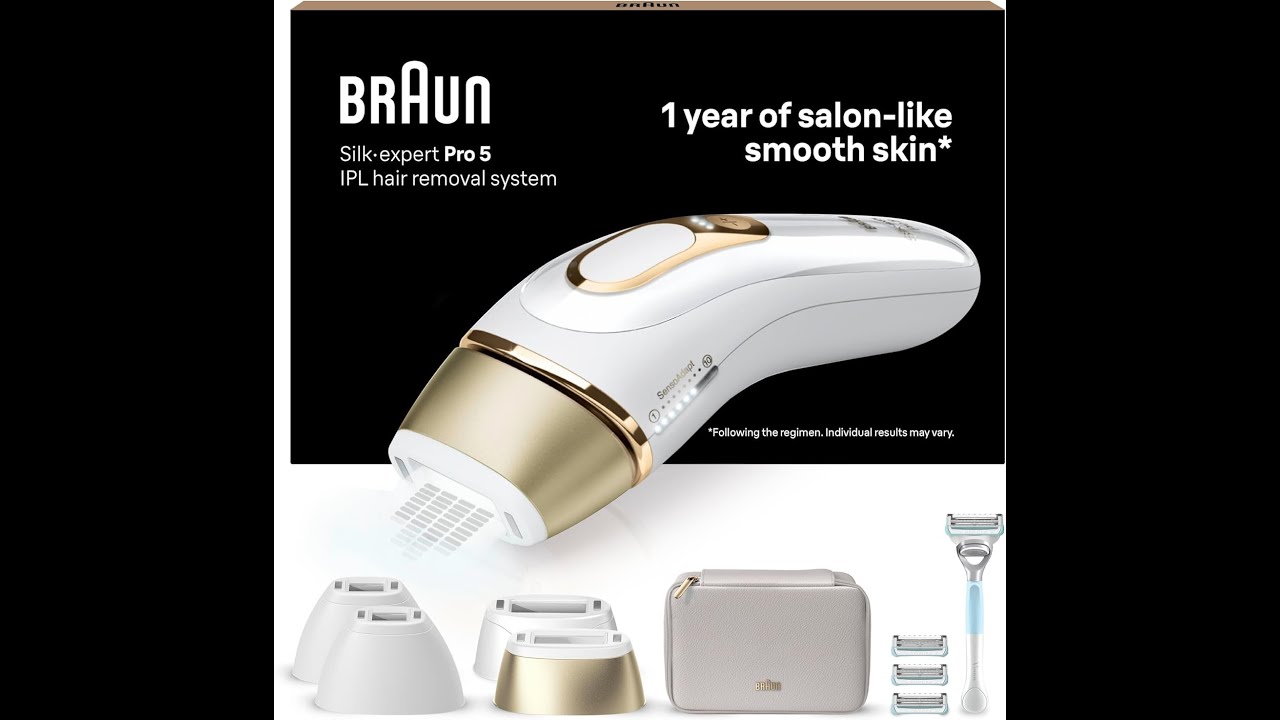 Braun Silk·expert Pro 5 Épilateur À Lumière Pulsée - YouTube