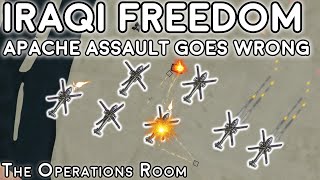 Mass Apache Assault Goes Wrong  Operation Iraqi Freedom  Animated