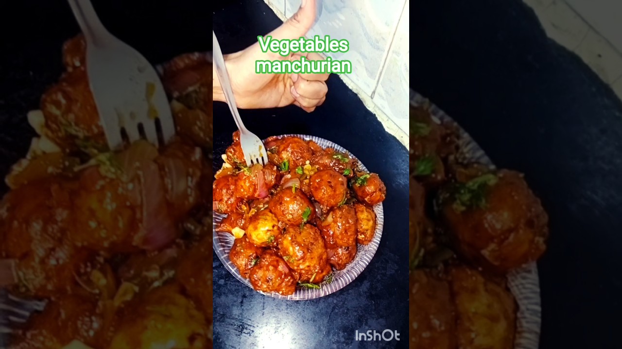vegetables Manchurian recipe#sabji manchurian#viral #lunchbox #fast food Restaurant #testy#