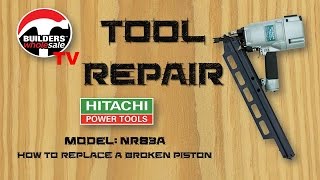 How to replace a Hitachi NR83 piston