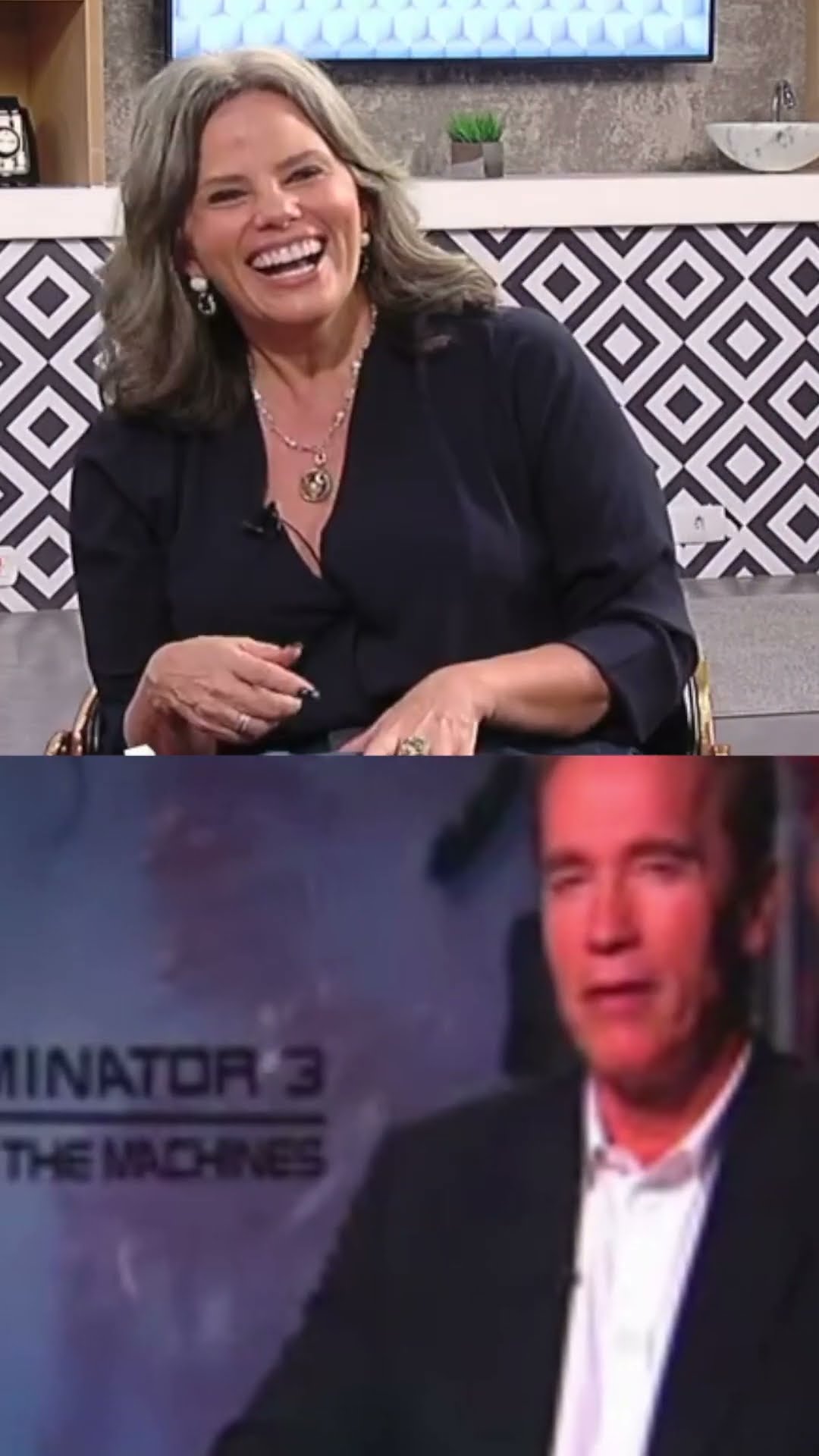 Maria Cândida sobre primeira entrevista com Arnold Schwarzenegger: “Não sabia que iam ser 5 minutos”