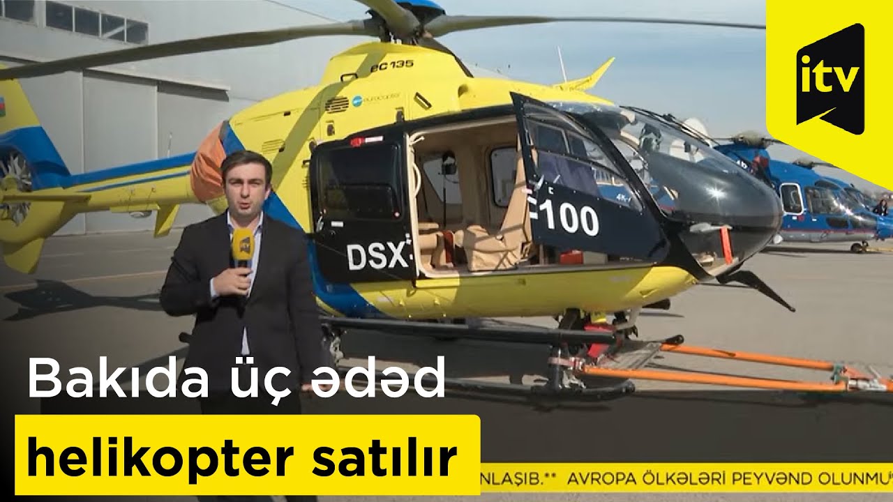 Bakıda üç ədəd helikopter satılır