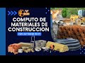 COMPUTO DE MATERIALES DE CONSTRUCCION CON AUTODESK REVIT