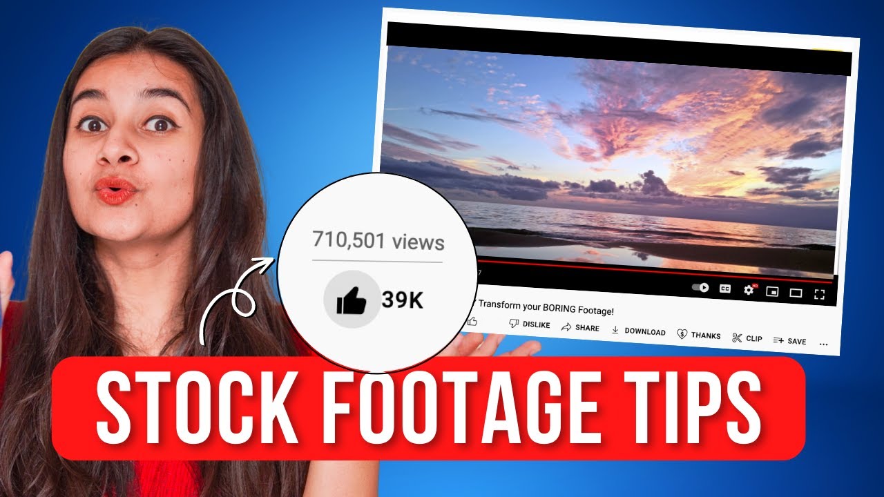 How to use stock footage to get more views on YouTube